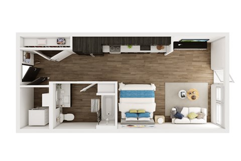 SEASIDE, Live Work, Studio, 1 Bath at Marina Square, Bremerton, WA